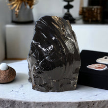 Load image into Gallery viewer, Large black obsidian 8.21kg | ASH&amp;STONE Crystals Shop Auckland NZ
