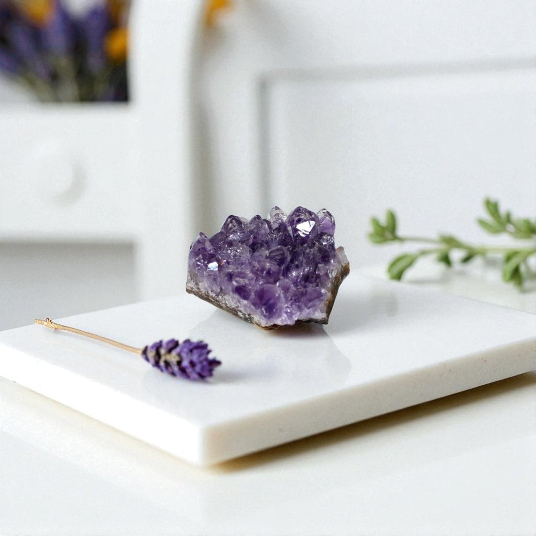 Amethyst crystal cluster | ASH&STONE Crystal Shop Auckland NZ