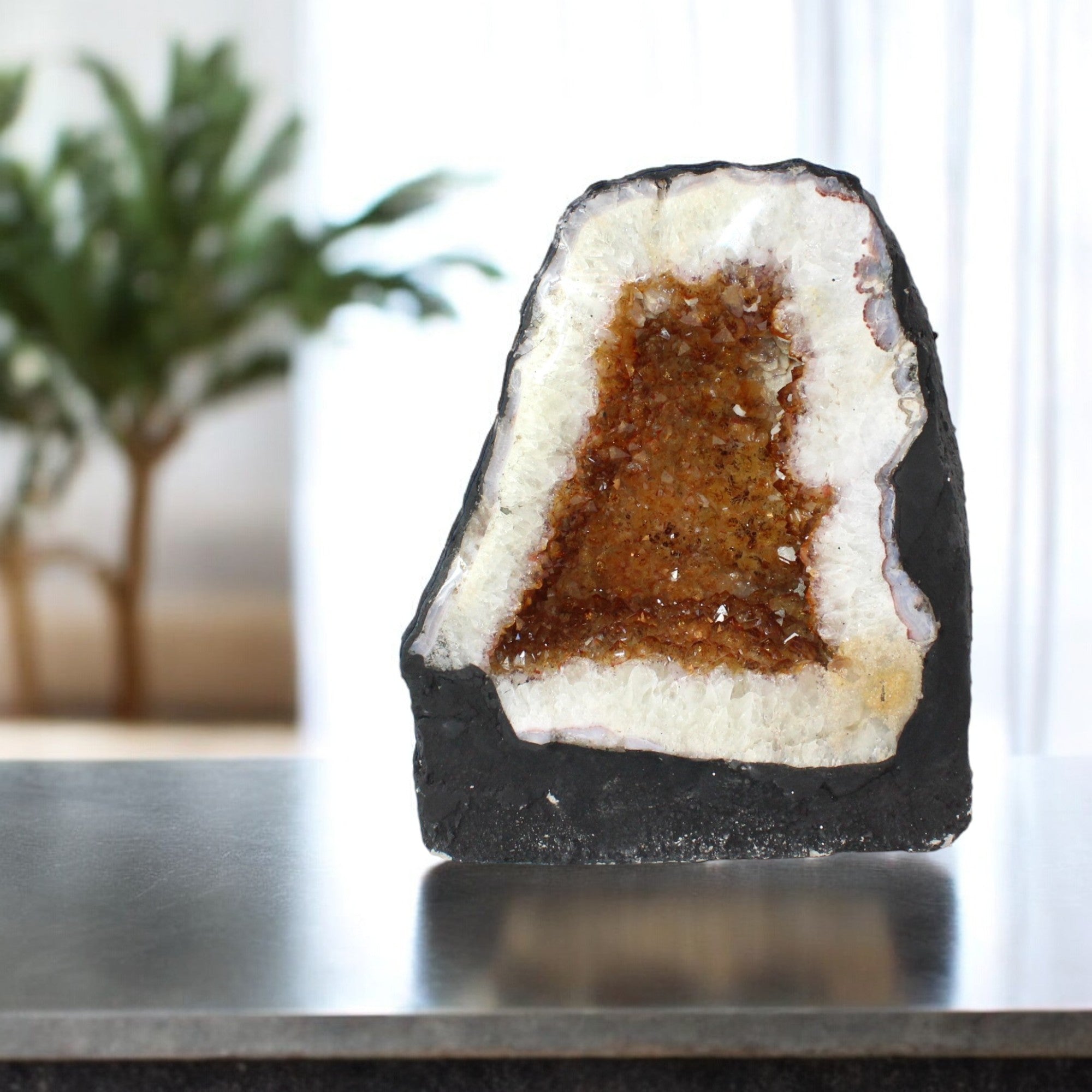 Large Citrine Crystal Cave 13kg ASH&STONE