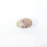 Pink polychrome jasper palm stone | ASH&STONE Crystal Shop Auckland NZ