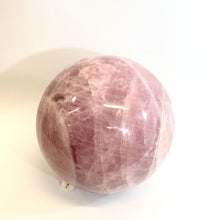 Load and play video in Gallery viewer, Extra large rose quartz crystal sphere 31kg | ASH&amp;STONE Collectors&#39; Crystals 
