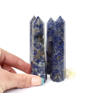 Sodalite crystal point | ASH&STONE Crystals NZ