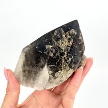 Load and play video in Gallery viewer, Smoky quartz crystal point | ASH&amp;STONE Crystals Shop Auckland NZ
