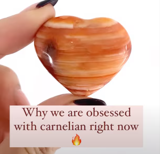 Why we are obsessing over carnelian right now 🥵🧡🔥