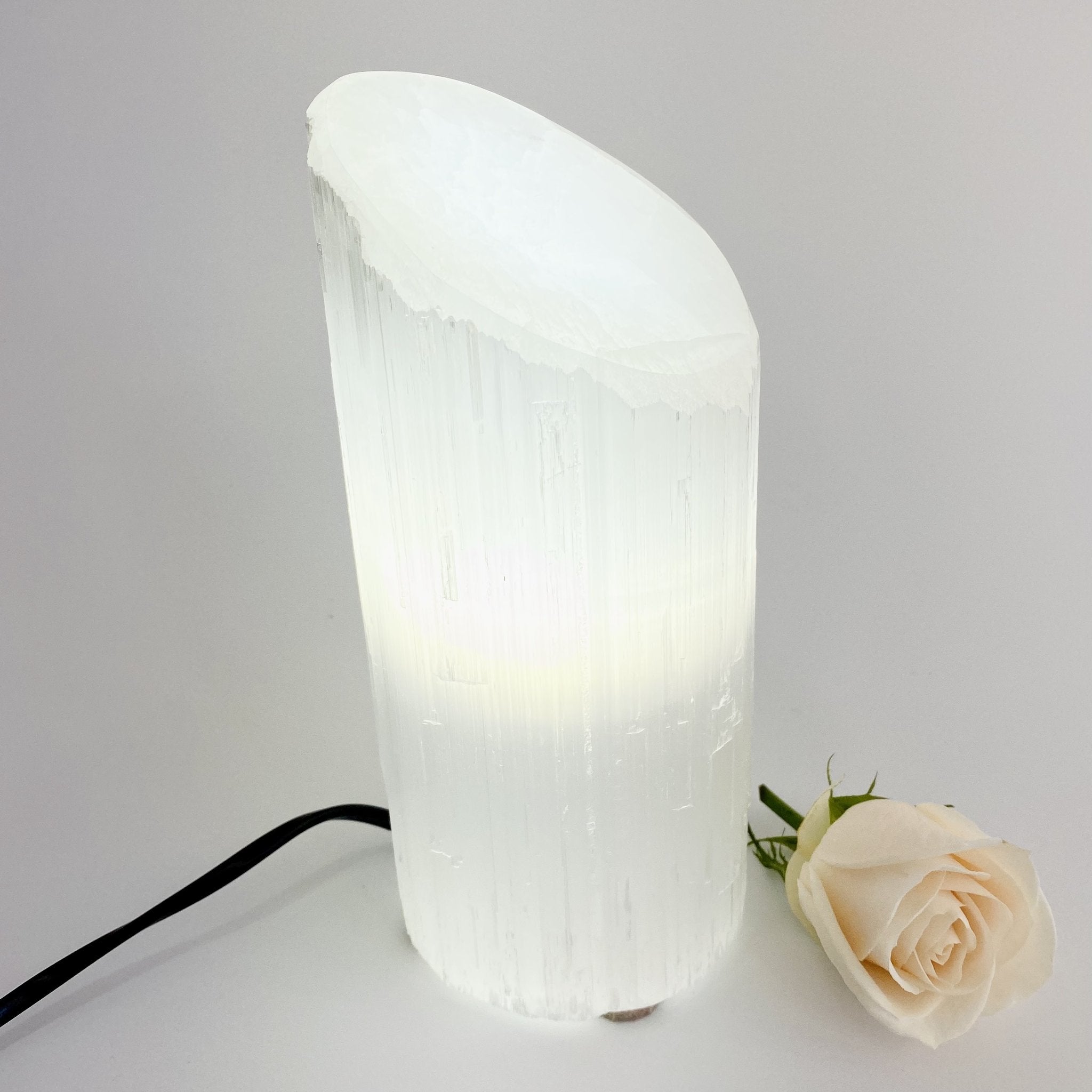 ASH&STONE Crystals NZ: selenite crystal lamp