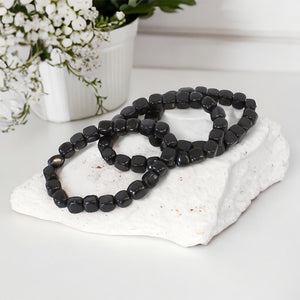 Shungite crystal bracelet | ASH&STONE Crystal Jewellery Shop Auckland NZ