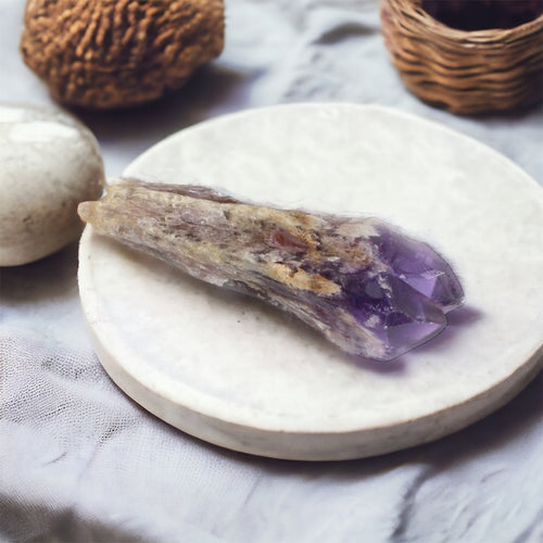 Amethyst crystal double point (from Bahia) | ASH&STONE Crystals Shop Auckland NZ