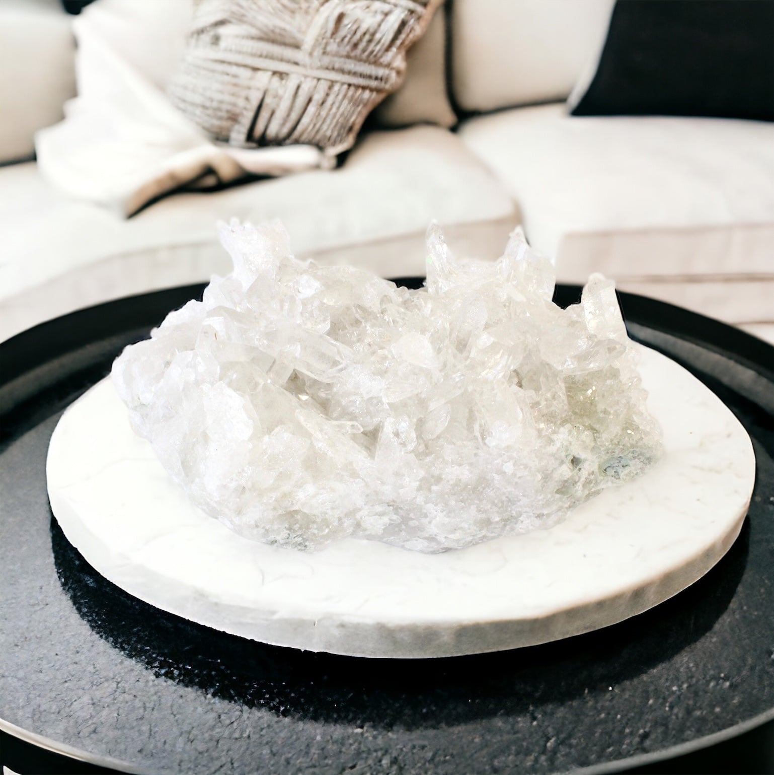 Extra large Lemurian crystal cluster 6.43kg | ASH&STONE Crystals Shop Auckland NZ
