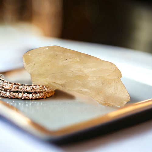 Natural citrine raw crystal chunk | ASH&STONE Crystals Shop Auckland NZ