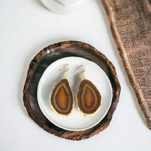 Load image into Gallery viewer, Agate crystal earrings | ASH&amp;STONE Crystal Jewellery Auckland NZ

