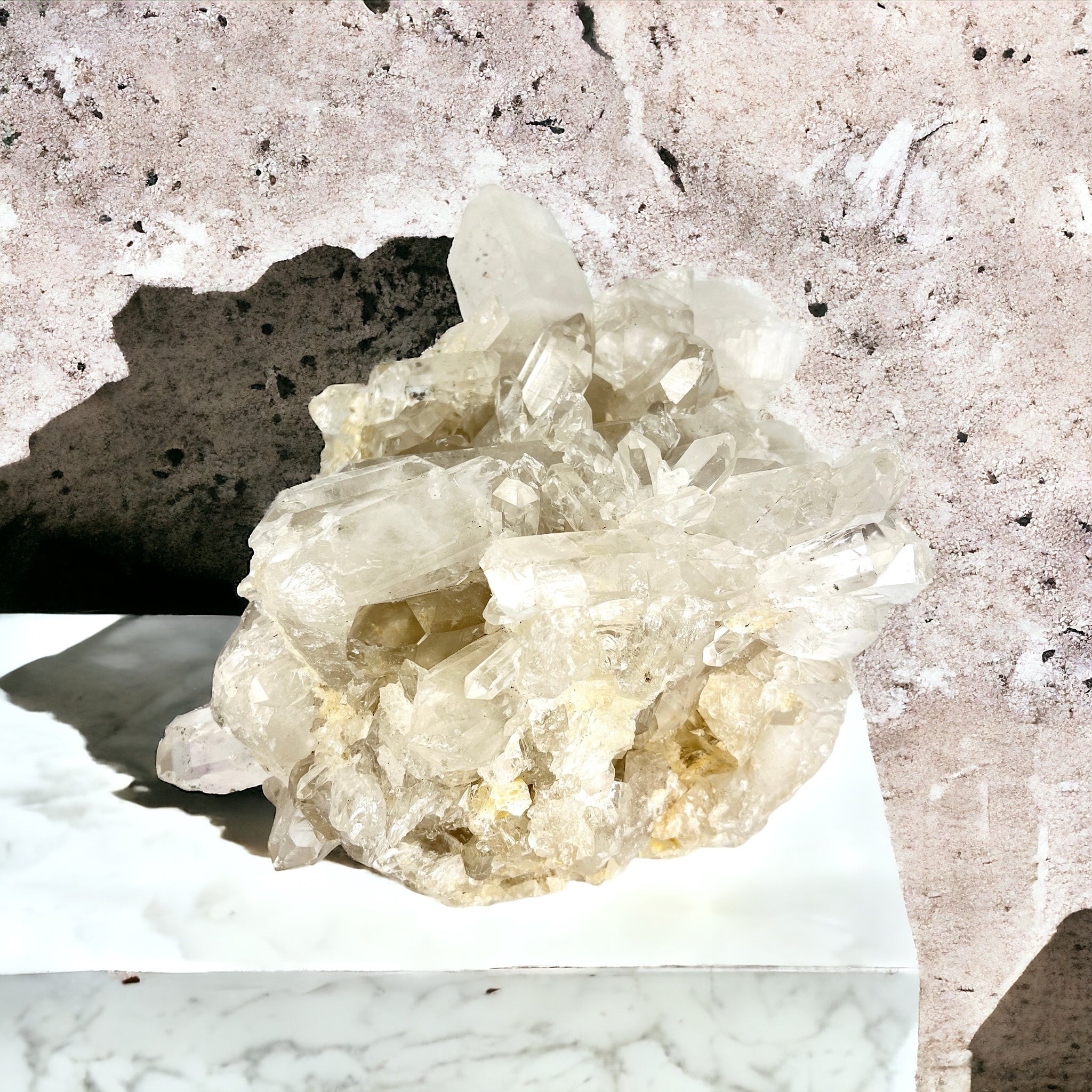Large Crystals NZ: Extra large clear quartz crystal cluster