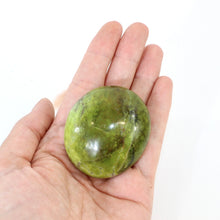 Load image into Gallery viewer, Green opal polished crystal palm stone | ASH&amp;STONE Crystals Shop Auckland NZ
