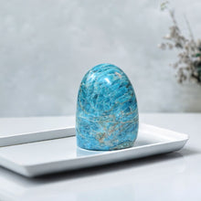Load image into Gallery viewer, Blue apatite polished crystal free form | ASH&amp;STONE Crystals Shop Auckland NZ

