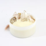 Large bespoke crystal garden | clear quartz crystal artisan candle | ASH&STONE Candle Shop Auckland NZ