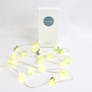 Fluorite crystal fairy lights | ASH&STONE Crystals Shop Auckland NZ