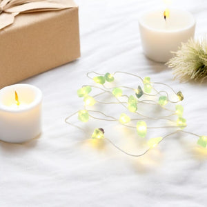 Fluorite crystal fairy lights | ASH&STONE Crystals Shop Auckland NZ