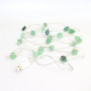 Fluorite crystal fairy lights | ASH&STONE Crystals Shop Auckland NZ