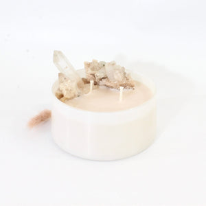 Large bespoke crystal garden | clear quartz crystal artisan candle | ASH&STONE Candle Shop Auckland NZ