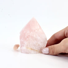 Load image into Gallery viewer, Rose quartz crystal point | ASH&amp;STONE Crystals Shop Auckland NZ
