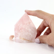 Load image into Gallery viewer, Rose quartz crystal point | ASH&amp;STONE Crystals Shop Auckland NZ
