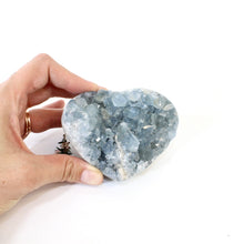 Load image into Gallery viewer, Celestite crystal heart | ASH&amp;STONE Crystals Shop Auckland NZ
