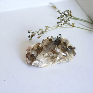 Smoky quartz crystal cluster | ASH&STONE Crystals Shop Auckland NZ