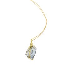 Load image into Gallery viewer, Bespoke NZ-made kyanite crystal pendant with 18&quot; chain | ASH&amp;STONE Crystal Jewellery Shop Auckland NZ
