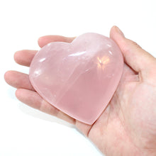 Load image into Gallery viewer, Rose quartz crystal polished heart | ASH&amp;STONE Crystals Shop Auckland NZ
