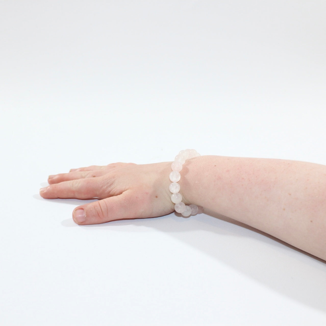 NZ-Made - Kids Rose Quartz Bead Crystal Bracelet| ASH&STONE crystal jewellery, unique as you. Online and Free express shipping. 