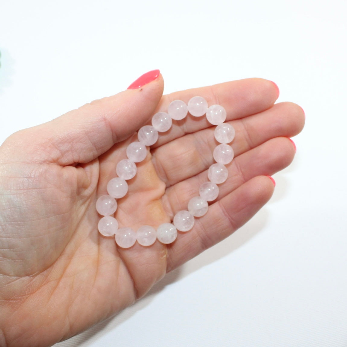 NZ-Made - Kids Rose Quartz Bead Crystal Bracelet| ASH&STONE crystal jewellery, unique as you. Online and Free express shipping. 