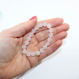 NZ-Made - Kids Rose Quartz Bead Crystal Bracelet| ASH&STONE crystal jewellery, unique as you. Online and Free express shipping. 