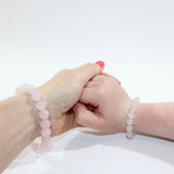 NZ-Made - Kids Rose Quartz Bead Crystal Bracelet| ASH&STONE crystal jewellery, unique as you. Online and Free express shipping. 