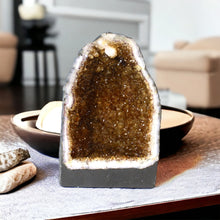 Load image into Gallery viewer, Large citrine crystal cave 11.68kg | ASH&amp;STONE Crystals Shop Auckland NZ
