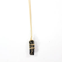 Load image into Gallery viewer, NZ-made black tourmaline crystal pendant necklace | ASH&amp;STONE Crystal Shop Auckland NZ
