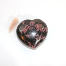 Load image into Gallery viewer, Rhodonite polished crystal heart | ASH&amp;STONE Crystals Shop Auckland NZ
