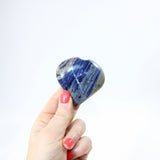 Sodalite Heart. Quiet your mind. Free express shipping. Buy Sodalite crystals online from ASH&STONE Auckland crystal shop. AfterPay available.
