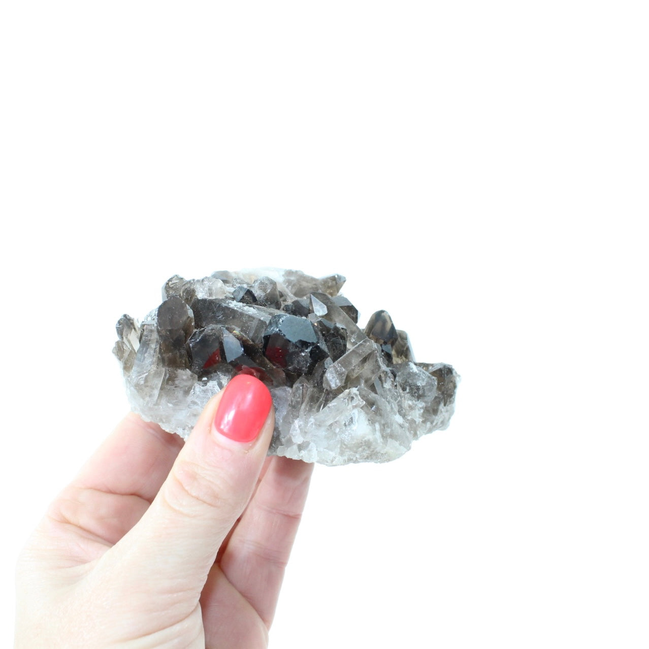 Smoky quartz Crystal cluster | Free express shipping. Shop crystals online from ASH&STONE  crystal shop Auckland NZ. AfterPay available.