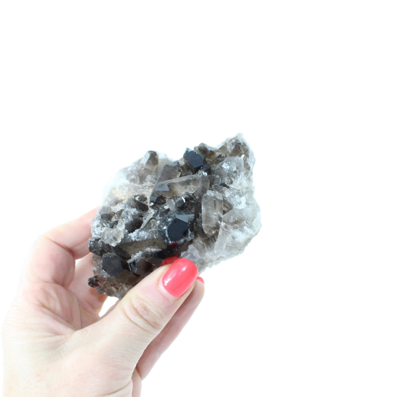 Smoky quartz Crystal cluster | Free express shipping. Shop crystals online from ASH&STONE  crystal shop Auckland NZ. AfterPay available.
