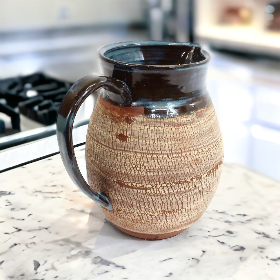 Extra large bespoke NZ handmade ceramic jug | ASH&STONE