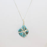 Turquoise Necklace Sterling silver | ASH & STONE Crystal necklaces. Free express shipping. 