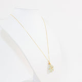  Aquamarine Gold Necklace | ASH & STONE premium crystal jewellery. Free express shipping NZ