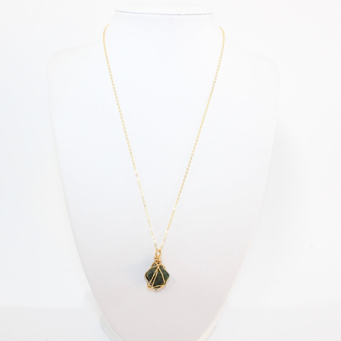 Kambaba Jasper Necklace | ASH & STONE crystal jewellery. Free express shipping NZ. 