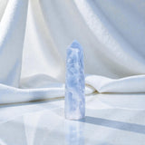 Blue Calcite Tower | ASH & STONE Premium online crystals. Free express shipping. 