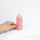 Rose Quartz Crystal Tower | ASH & STONE. Premium online crystals. NZ Free express shipping 