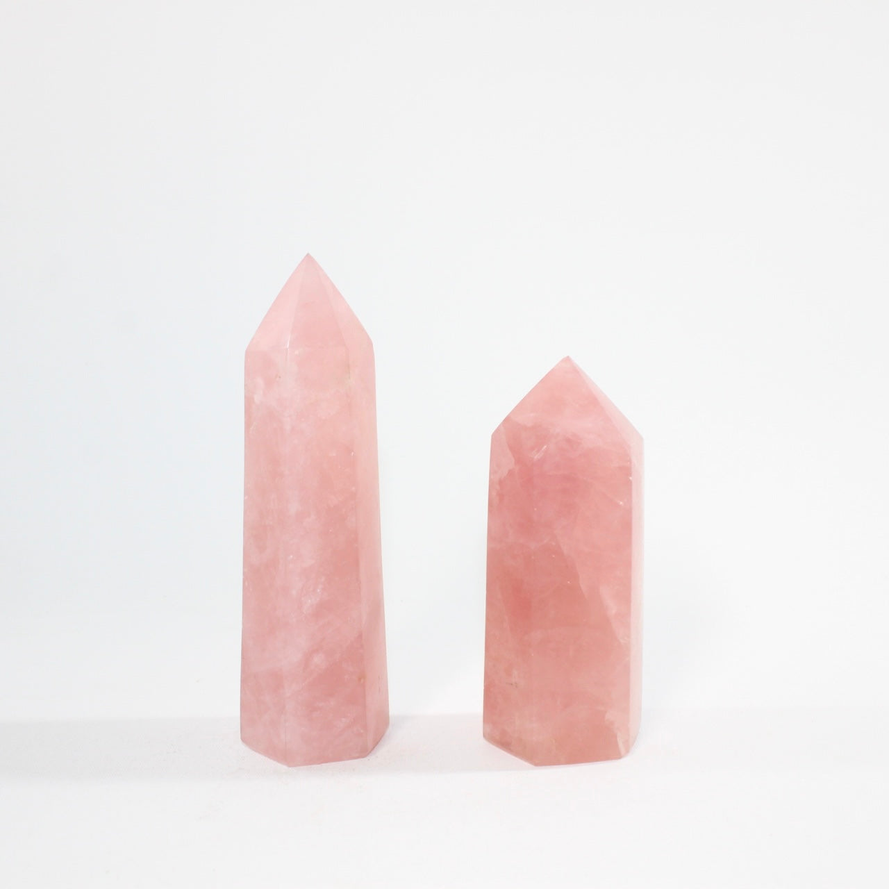 Rose Quartz Crystal Tower | ASH & STONE. Premium online crystals. NZ Free express shipping 