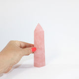 Rose Quartz Crystal Tower | ASH & STONE. Premium online crystals. NZ Free express shipping 