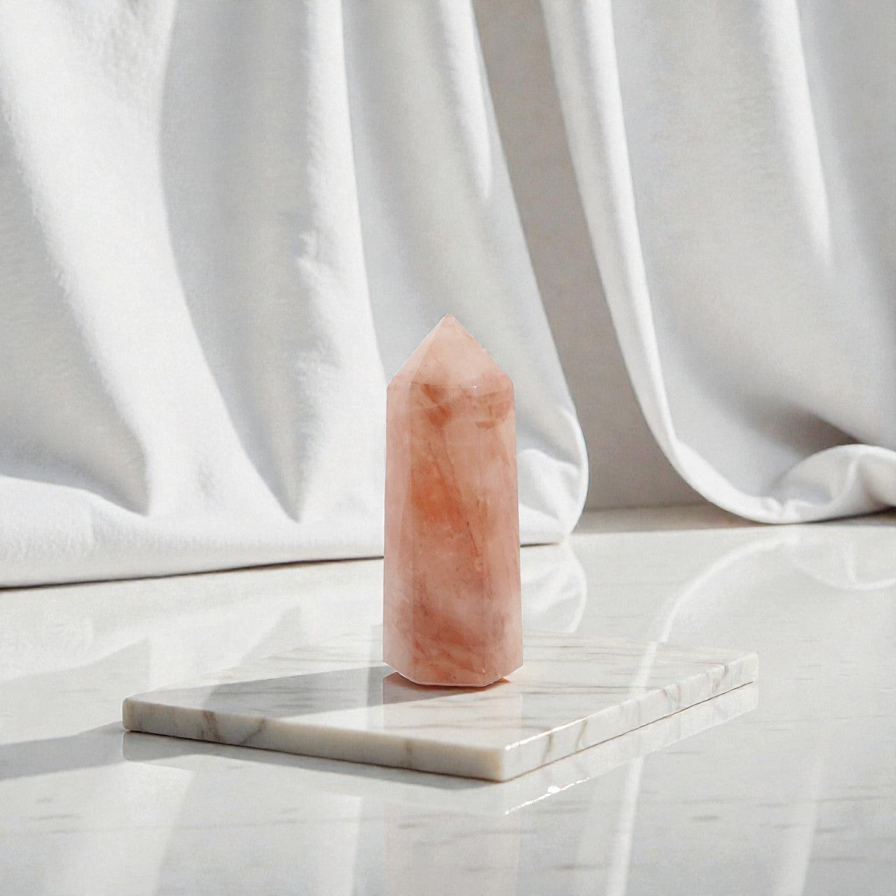 Fire Quartz Crystal Tower | ASH & STONE Premum online crystals. Free express shipping NZ. 