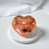 Carnelian Heart | ASH & STONE. Premium online crystals. Free express shipping NZ. 
