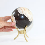 Petrified Wood Sphere with Stand | aSH & STONE. Premium crystals online. Free express shipping NZ
