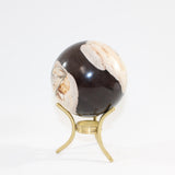 Petrified Wood Sphere with Stand | aSH & STONE. Premium crystals online. Free express shipping NZ